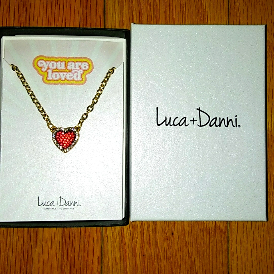 Crystal Heart Necklace 36$